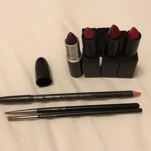 MAC lipstick and Nars combo